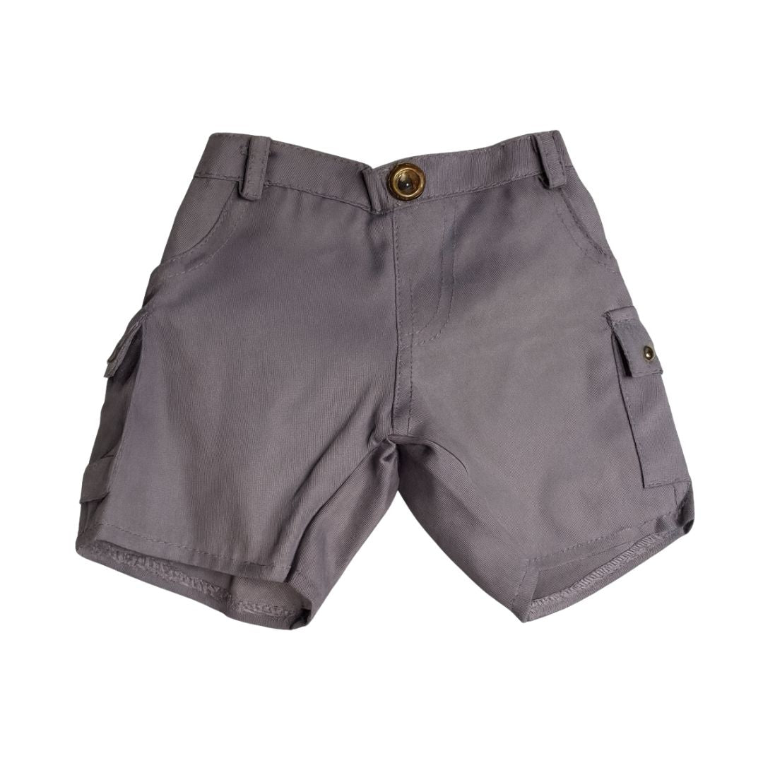 accessoire pantalon cargo gris pour peluche