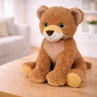 peluche lionceau personnalisée