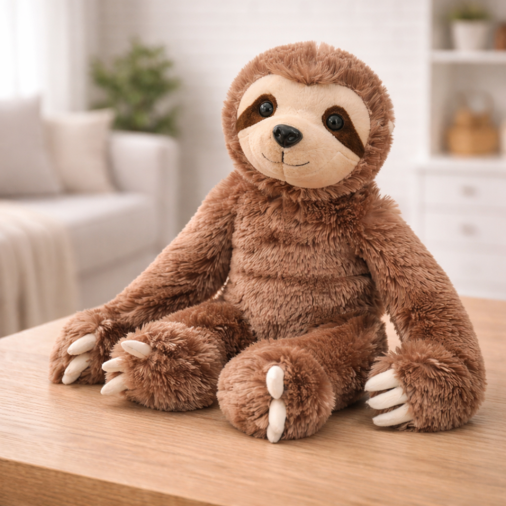 peluche paresseux personnalisée