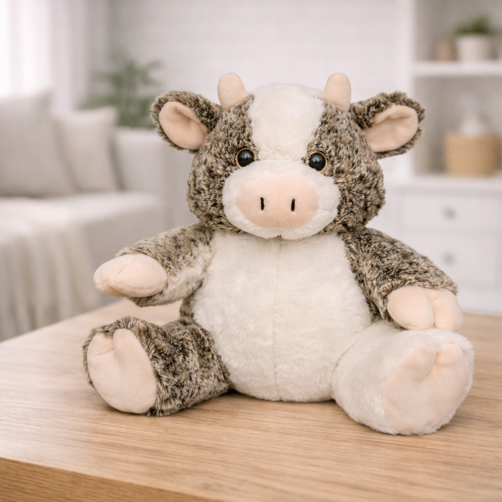 peluche vache personnalisée
