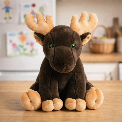 doudou élan peluche hiver