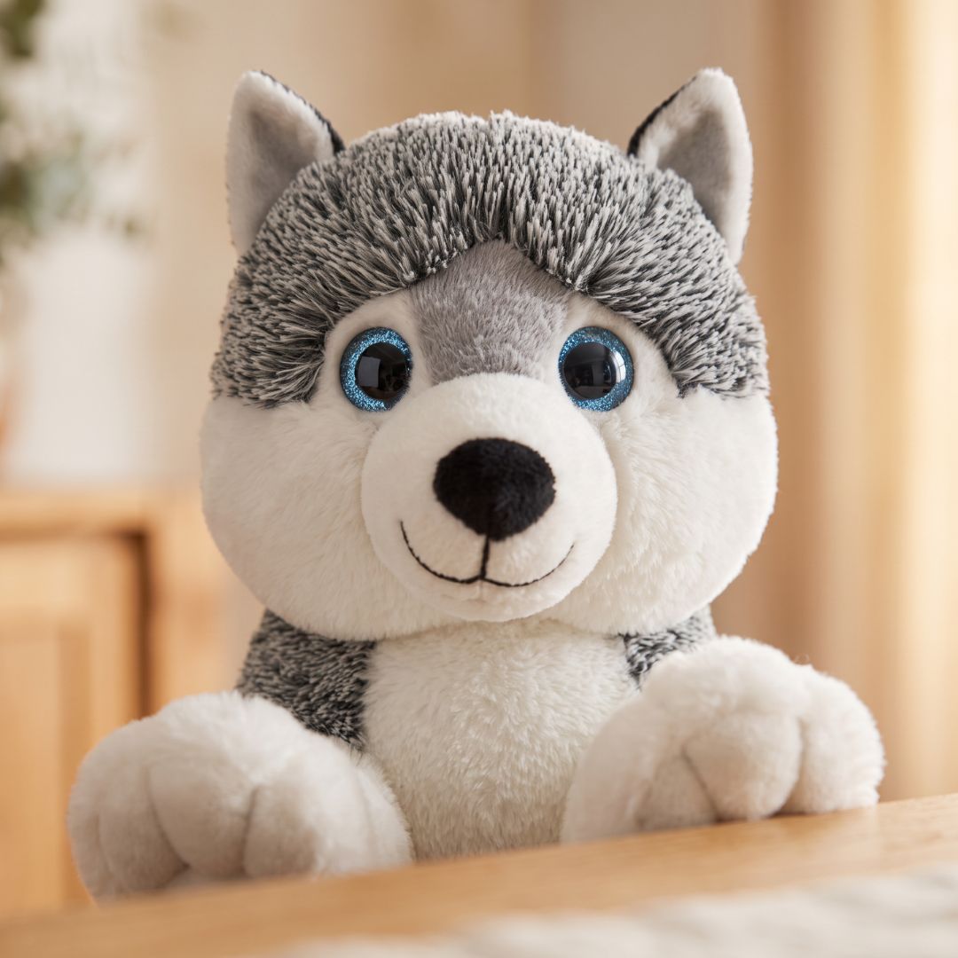 peluche husky sibérien 