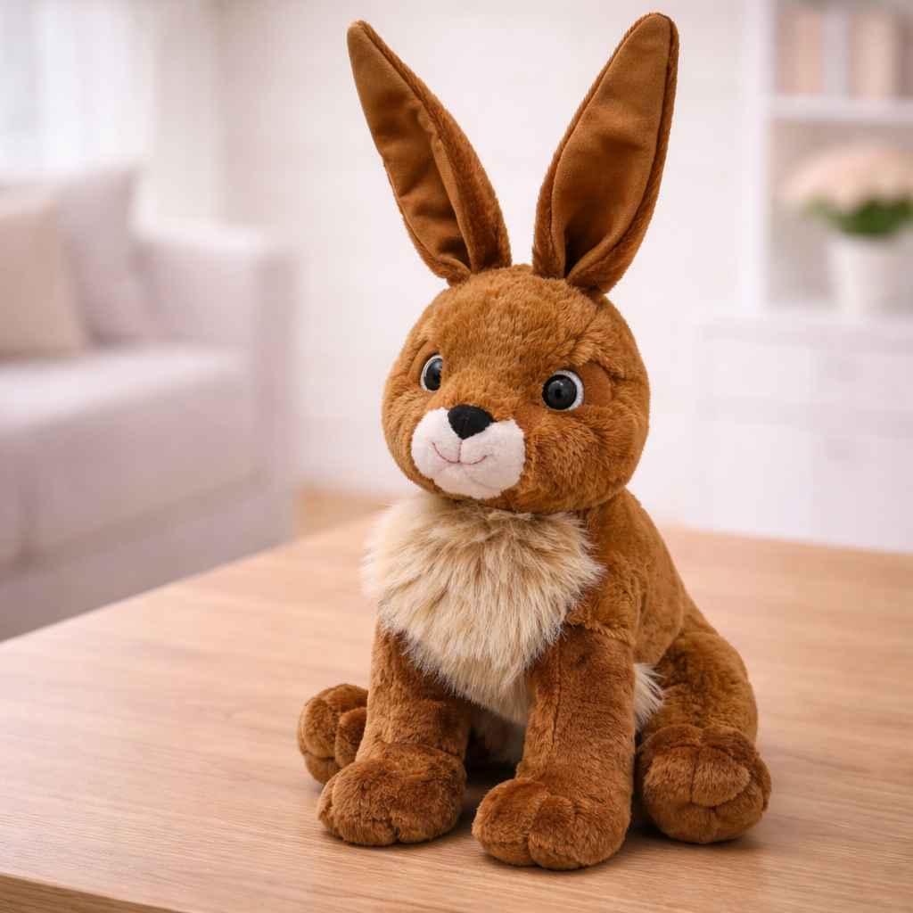 peluche lapin lièvre personnalisée
