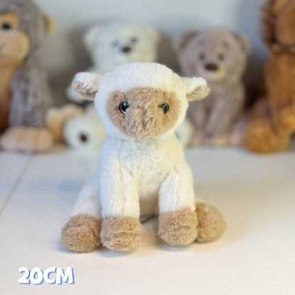 Peluche agneau personnalisable éco-responsables 20cm