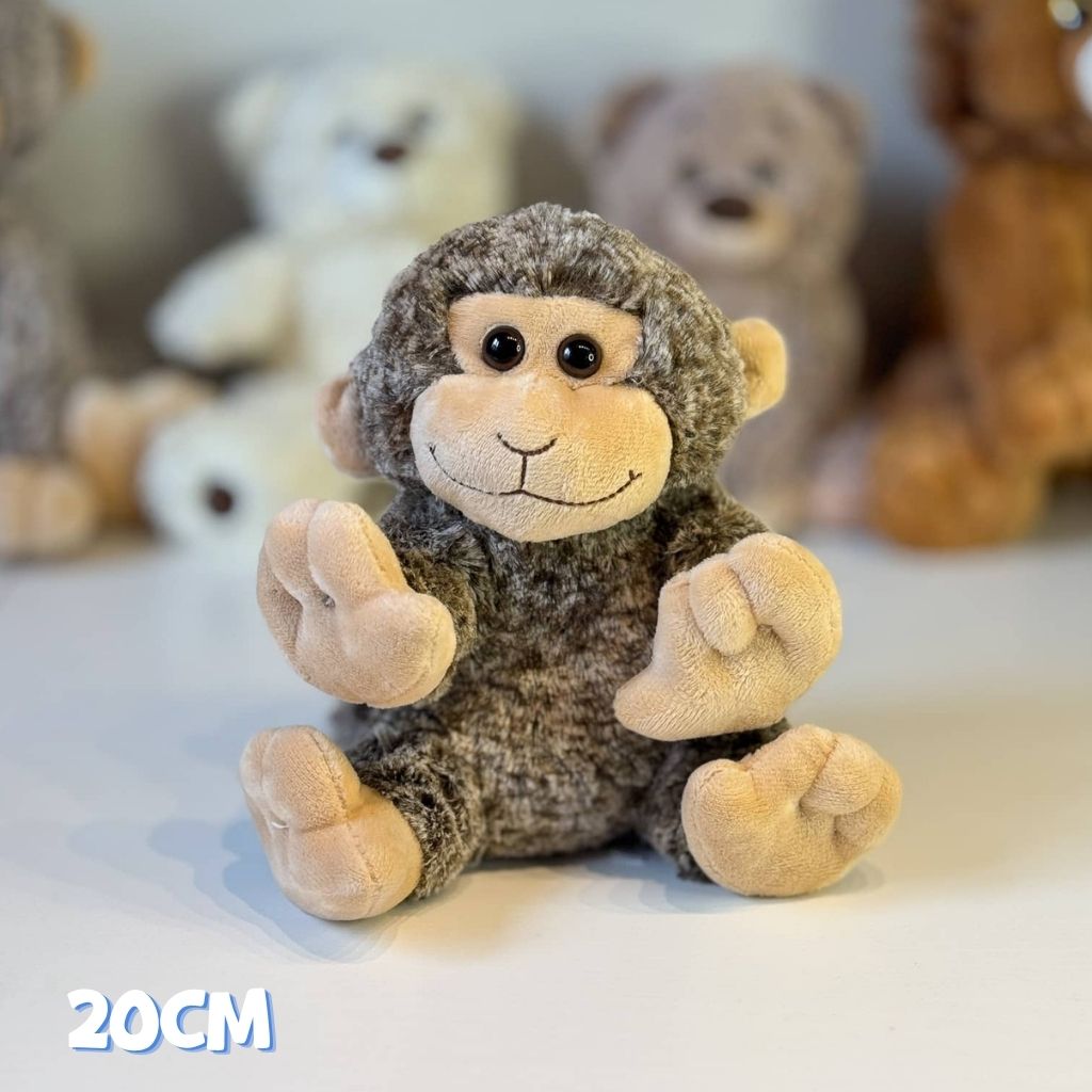 Peluche Singe 20 cm à personnaliser