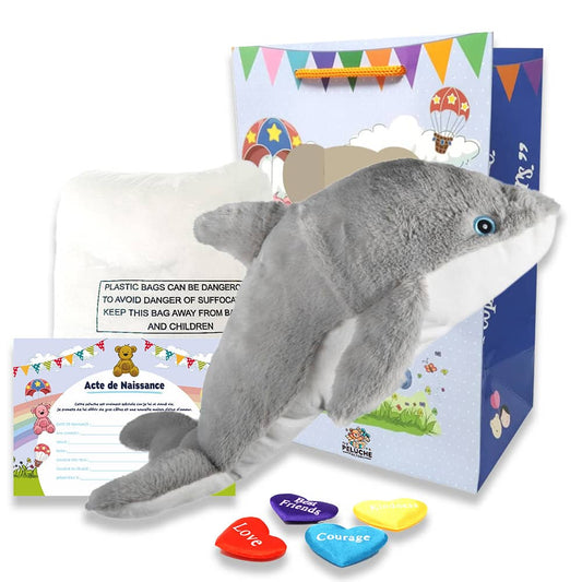 peluche dauphin personnalisée