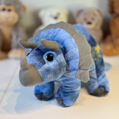 Peluche dinosaure tricératops 40cm à créer