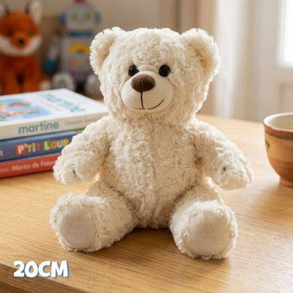 petite peluche ours crême