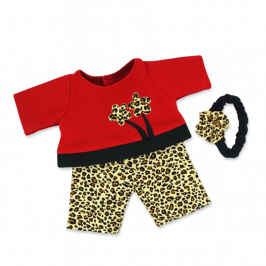 Pijama Rouge et Léopard