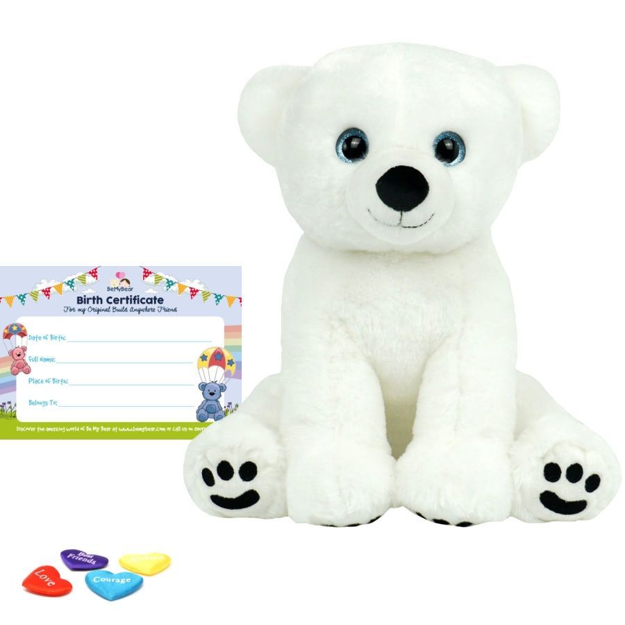 Florian l'Ours Blanc 40cm ECO