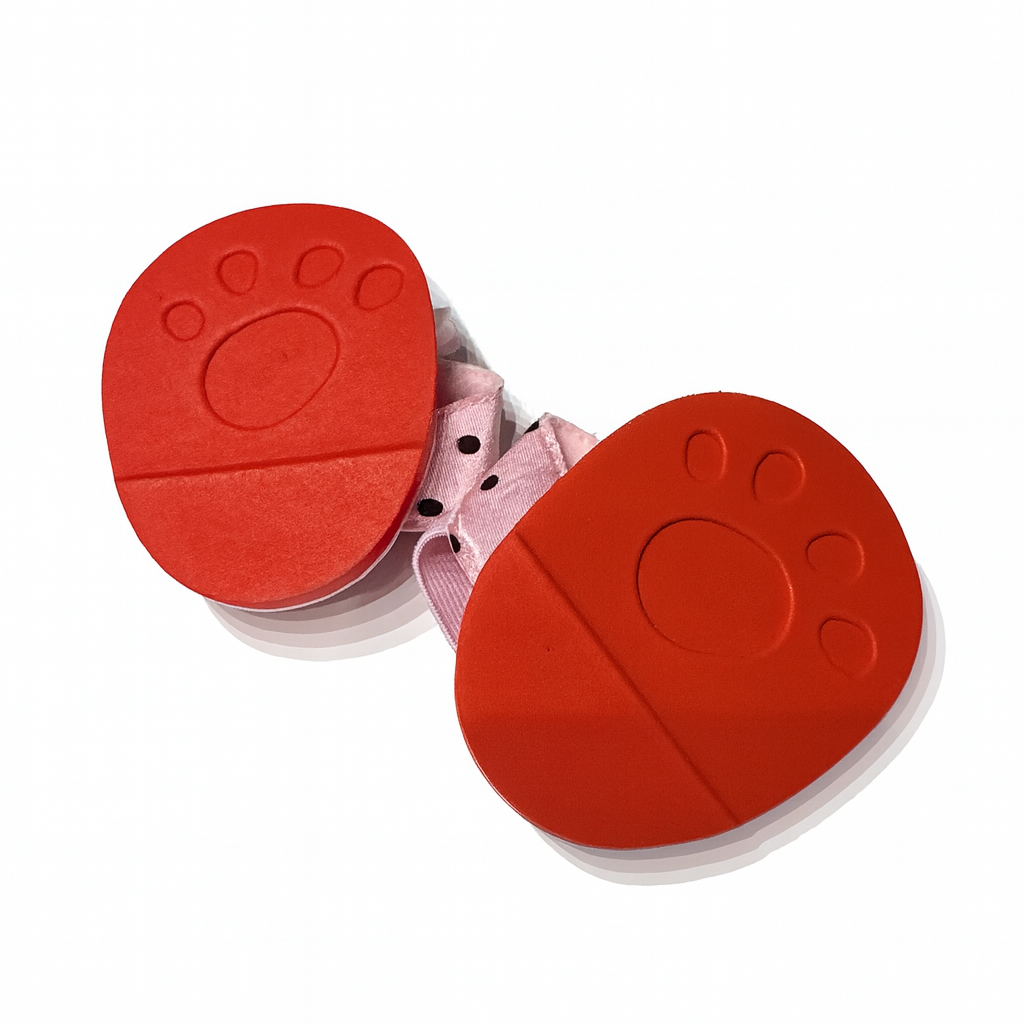 chaussures sandales rose pour peluches accessoire semelles rouges