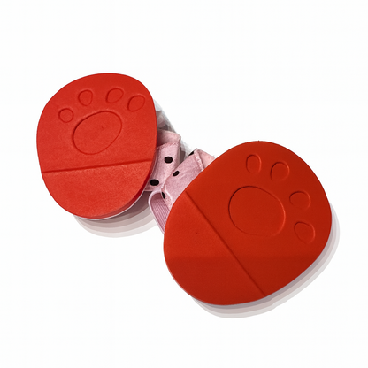 chaussures sandales rose pour peluches accessoire semelles rouges