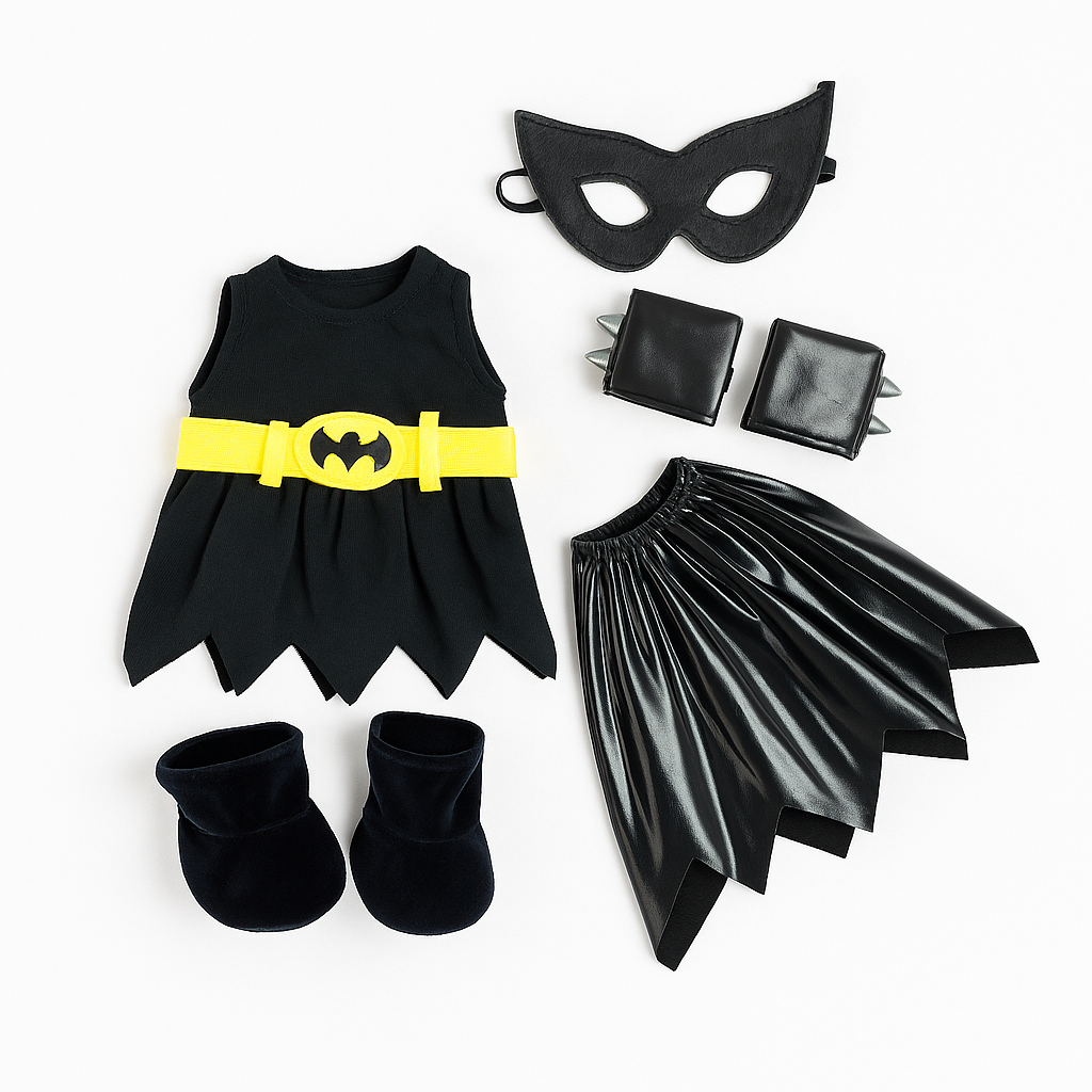 accessoire tenue de batman costume pour peluche