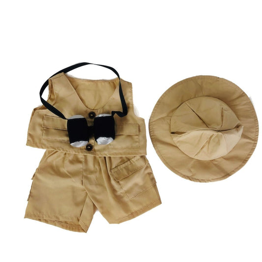 accessoire tenue de safari explorateur pour peluche