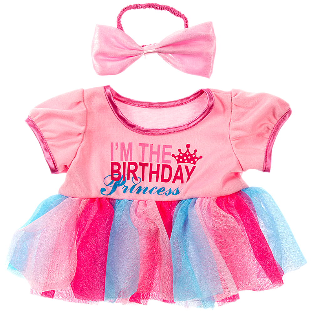 accessoire tenue d'anniversaire pour peluche