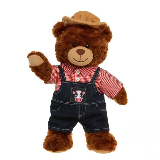 tenue de fermier agriculteur pour peluche