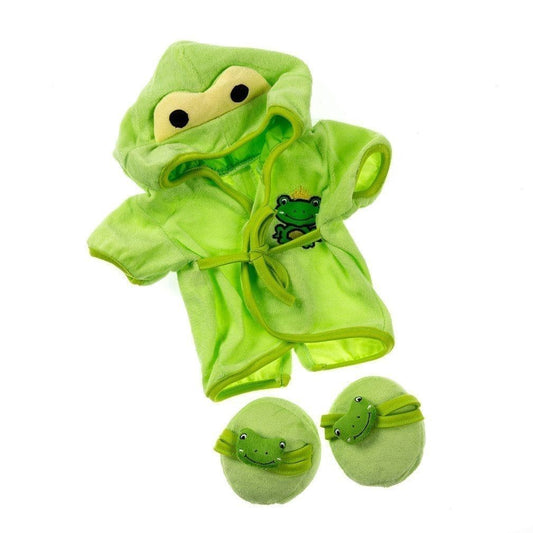accessoire robe de bain grenouille pour peluche
