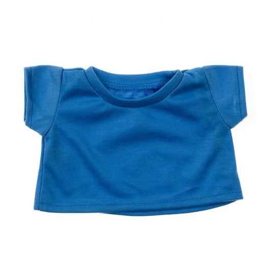 Un tshirt bleu en accessoire pour personnaliser sa peluche