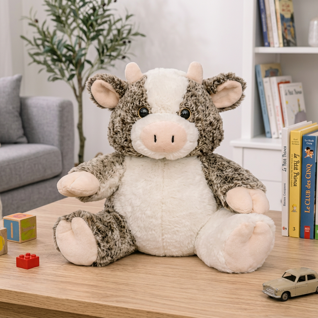 Nounours Vache ECO mignonne  à Personnaliser