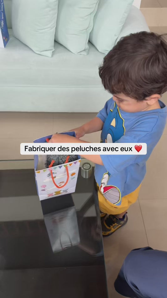Kit Peluche Complet Panda Roux ECO